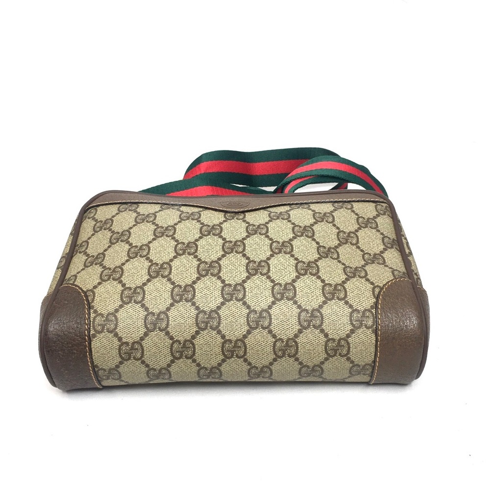 Authentic Gucci brown monogram coated canvas crossbody bag - Picture 9 of 16
